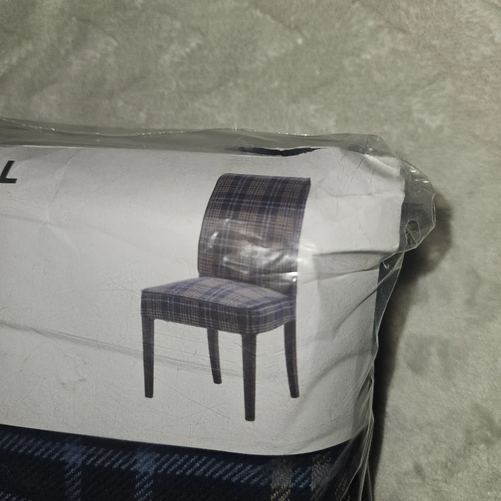 Ikea Henriksdal Slipcover Chair Cover Rutna Plaid Blue